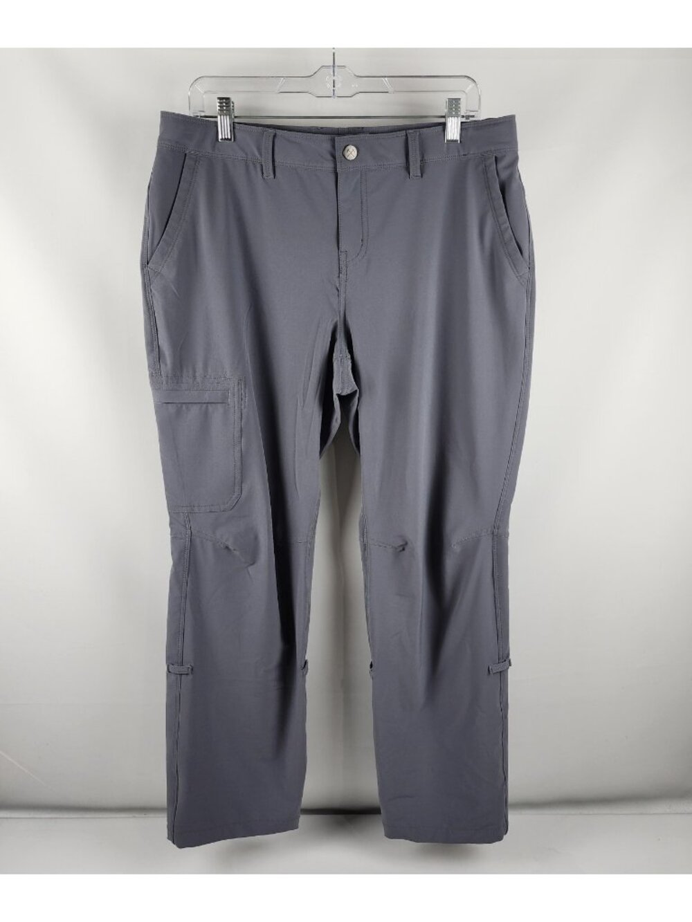 REI Coop Pants Womens 12 Petite Gray Regular Fit Trousers 120018